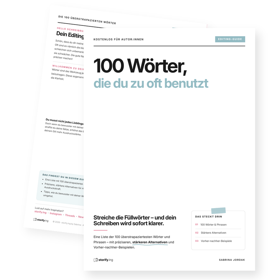 Vorschau: 100 Wörter, die du zu oft benutzt