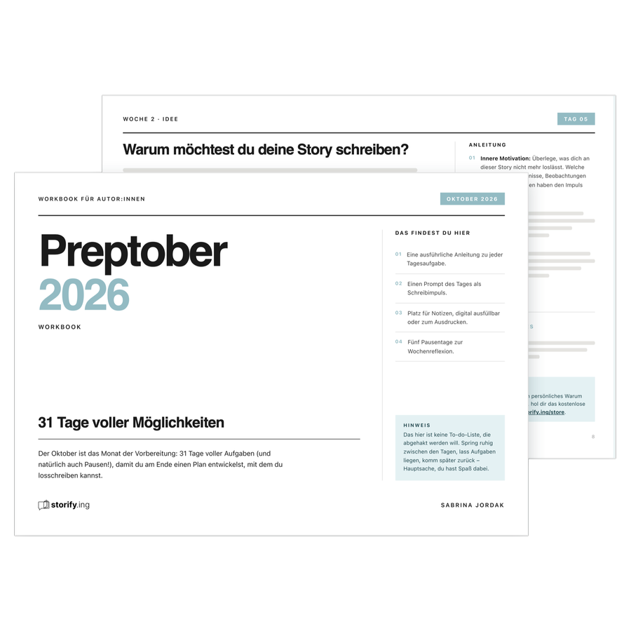 Vorschau: Das Preptober Workbook 2026